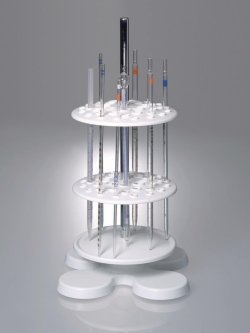 Pipettes stand, PP, chrome-plated steel | Type : Pipettes stand